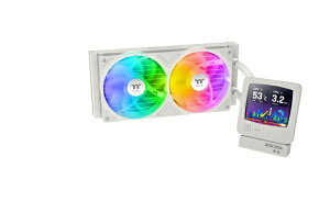 THERMALTAKE�b�T�[�}���e�C�N ����CPU�N�[���[ 120mm�t�@��x2 [LGA2066/2011-3/2011/1851/1700/1366/1200/1156/1155/1151/1150�EAM5/AM4] Retro 240 Ultra ARGB Sync �x�[�W�� CL-W509-PL12SW-A