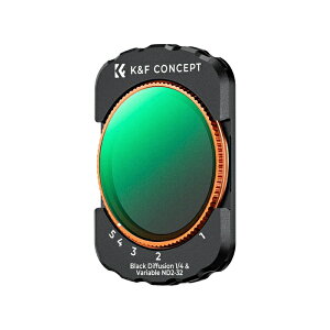 K&F Concept�b�P�[�A���h�G�t�R���Z�v�g �}�O�l�b�g�� 2in1�t�B���^�[�i��ND2-32 + �u���b�N�f�B�t���[�W����1/4�j DJI Osmo Pocket 3/4�Ή� �t���ی�K���X�t�B�����t�� KF-P34S14N