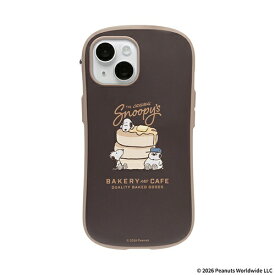 HAMEE｜ハミィ [iPhone 15/14/13専用]PEANUTS/ピーナッツ iFace First Class Cafe MagSynqケース iFace パンケーキ/コーヒーブラウン 41-191648