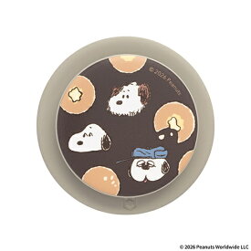 HAMEE｜ハミィ PEANUTS/ピーナッツ iFace MagSynq Grip Holder iFace パンケーキ/コーヒーブラウン 41-191846