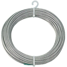 トラスコ中山｜TRUSCO NAKAYAMA ステンレスワイヤロープ　φ4．0mm×20m　CWS4S20