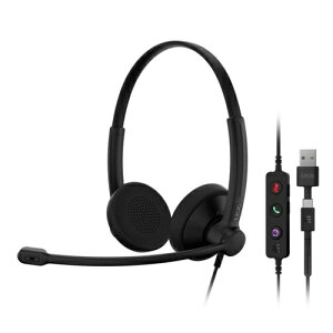 EPOS�b�C�[�|�X EPOS IMPACT 100 MS Stereo USB-C+A USB�����w�b�h�Z�b�g �L�� ��y�ŉ��K �R�[���Z���^�[���� EPOS-1001421 EPOS-1001421