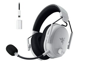 RAZER�b���C�U�[ BlackShark V3 Pro White RAZER �z���C�g RZ04-05400200-R3M1 [���C�����X�iBluetooth�{USB�j�{�L�� /���� /�w�b�h�o���h�^�C�v]