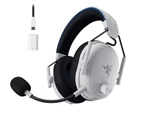 RAZER�b���C�U�[ BlackShark V3 Pro for PS White RAZER �z���C�g RZ04-05400600-R3UA [���C�����X�iBluetooth�{USB�j�{�L�� /���� /�w�b�h�o���h�^�C�v]