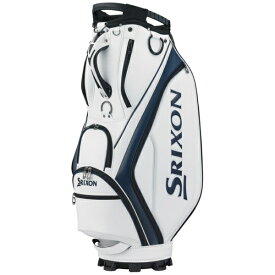 ダンロップ スリクソン｜DUNLOP SRIXON キャディバッグ ホワイト×ネイビー GGC-S214 [47インチ対応 /5分割 /3.5kg]