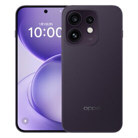 OPPO｜オッポ 【SIMフリー】OPPO Reno16 5G Snapdragon 7 Gen 4 約6.3インチ・メモリ/ストレージ：12GB/256GB nanoSIM×2 or nanoSIM+eSIM【防水・防塵】 トワイライトパープル