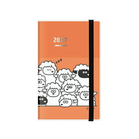 KOKUYO｜コクヨ 【限定】2027年版1月始まり ジブン手帳 ファーストキット 羊柄オレンジ [ウィークリー /A5 /月曜日始まり]