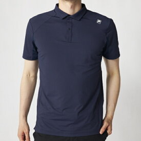 フィラゴルフ｜FILA GOLF メンズ 冷感半袖シャツ ネイビー 746674 [メンズ /3Lサイズ]【返品交換不可】