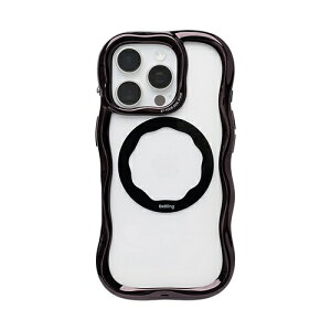 �y2026�N8�����{�z HAMEE�b�n�~�B [iPhone 16 Pro��p]iFace BeBling Wave MagSynq �N���A�P�[�X iFace �u���b�N 41-192546
