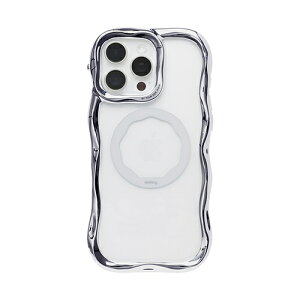 �y2026�N8�����{�z HAMEE�b�n�~�B [iPhone 16 Pro Max��p]iFace BeBling Wave MagSynq �N���A�P�[�X iFace �V���o�[ 41-192584