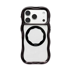�y2026�N8�����{�z HAMEE�b�n�~�B [iPhone 17 Pro��p]iFace BeBling Wave MagSynq �N���A�P�[�X iFace �u���b�N 41-192607