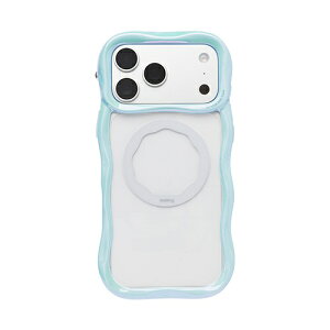 HAMEE�b�n�~�B [iPhone 17 Pro Max��p]iFace BeBling Wave MagSynq �N���A�P�[�X iFace �z���C�g�I�[���� 41-192652