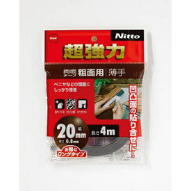 ニトムズ｜Nitoms ニトムズ 超強力両面テープ粗面用薄手20×4 T4603
