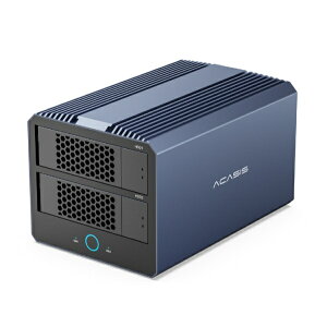 ACASIS HDD/SSD�P�[�X USB-C+USB-A�ڑ� 4(2+2)Bay �n�C�u���b�h HDD NVMe�h���C�u�P�[�X [3.5�C���`HDD�ENVMe SSD�Ή�/SATA�EM.2 /2+2��] �O���[ H004-IPT [3.5�C���`�Ή� /SATA�{NVMe /4��]