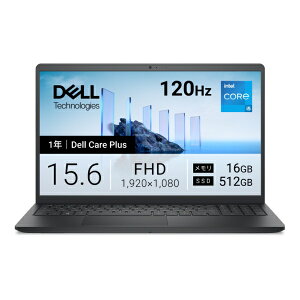 DELL�b�f�� �m�[�g�p�\�R�� Dell 15(DC15250) �J�[�{���u���b�N ND55-GWBC [intel Core i5 /�������F16GB /SSD�F512GB /Windows11 Home /15.6�^ /2026�N�H�~���f��]