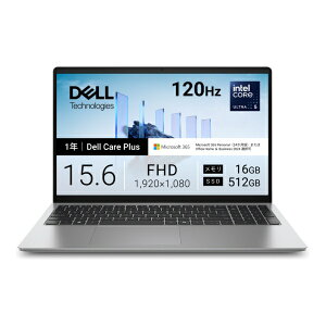 DELL�b�f�� �m�[�g�p�\�R�� Dell 15(D15260) �v���`�i�V���o�[ ND65-GWM3SC [15.6�^ /Windows11 Home /intel Core Ultra 5 /�������F16GB /SSD�F512GB /M365 (24����) or Office �I���\ /2026�N�H�~���f��]