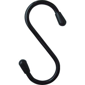 ニッサチェイン|NISSA CHAIN ニッサチェイン 塩ビ被覆線Sフック 黒 75mm(4個入り) A−745