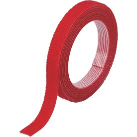 トラスコ中山｜TRUSCO NAKAYAMA TRUSCO マジックバンド結束テープ 両面 幅10mmX長さ10m 赤 MKT−10100−R