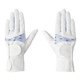 mizuno｜ミズノ ゴルフグローブ ウィメンズ NAILFIT ネイルフィット ホワイト 5MGWB650 [レディース /両手装着用 /20cm]