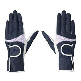 mizuno｜ミズノ ゴルフグローブ ウィメンズ NAILFIT ネイルフィット ネイビー 5MGWB650 [レディース /両手装着用 /20cm]