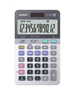 CASIO｜カシオ 本格実務電卓 シルバー JS-12TD-SR-N [12桁]