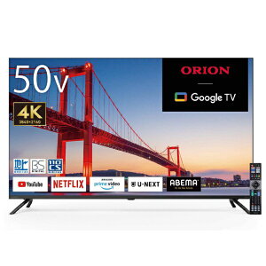 �y2026�N8���z �I���I���bORION �t���e���r [50V�^ /4K�Ή� / �n�f�W BS�ECS �`���[�i�[�Ή� / �X�}�[�g�e���r / �u���[���C�g�K�[�h / YouTube NETFLIX PrimeVideo�Ή�] ORION�i�I���I���j OLS50RD20 [50V�^ /Bluetoot