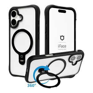 HAMEE�b�n�~�B [iPhone 16��p]iFace Leany MagSynq �X�^���h�P�[�X iFace �u���b�N 41-193420