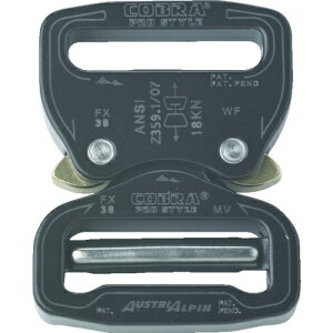 AUSTRIALPIN�Ёb�I�[�X�g���A���s�� COBRA PRO �o�b�N�� 38mm �u���b�N FX38KVF