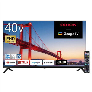 �y2026�N8���z �I���I���bORION �t���e���r [40V�^ /FHD�Ή� / �n�f�W BS�ECS �`���[�i�[�Ή� / �X�}�[�g�e���r / YouTube NETFLIX PrimeVideo�Ή�] ORION�i�I���I���j OLS40WD20 [40V�^ /Bluetooth�Ή� /�t���n�C�r�W