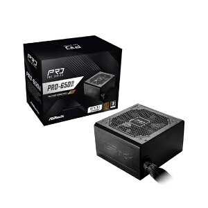 ASROCK�b�A�X���b�N PC�d�� PRO-650B V2 [650W /ATX /80PLUS Bronze]