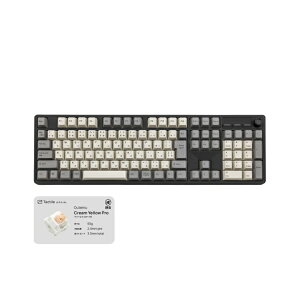 iKBC�b�A�C�P�[�r�[�V�[ �L�[�{�[�h CD108HB+(Outemu Cream yellow Pro��) �u���b�N IK-CD108HBPLS-O/CY [�L���E���C�����X /���{��z�� /���J�j�J��]