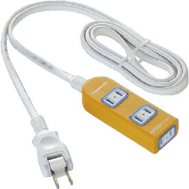 Panasonic｜パナソニック 電源タップ ザ・タップX オレンジ WHA2523JKP [2.0m /3個口 /スイッチ無][WHA2523JKP]