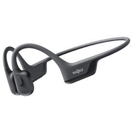 SHOKZ｜ショックス ブルートゥースイヤホン 耳かけ型 骨伝導 OpenRun Air 2 Mini ブラック SKZ-EP-000081 [ワイヤレス(ネックバンド) /骨伝導型 /Bluetooth対応]