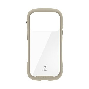 HAMEE�b�n�~�B [iPhone 18 Pro / 17 Pro��p]iFace Reflection�����K���X�N���A�P�[�X iFace �x�[�W�� 41-194434 [�w�ʃP�[�X]