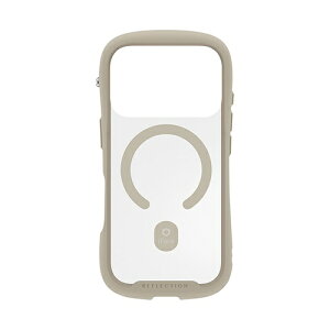 HAMEE�b�n�~�B [iPhone 18 Pro / 17 Pro��p]iFace Reflection MagSynq �����K���X�N���A�P�[�X iFace �x�[�W�� 41-194588 [�w�ʃP�[�X /Magsafe�Ή�]