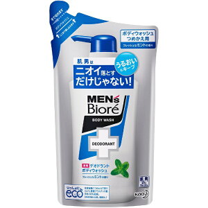 花王|Kao MEN’s Biore(メンズビオレ)薬用デオドラントボディウォッシュ つめかえ用 380mL フレッシュなミントの香り【rb_pcp】