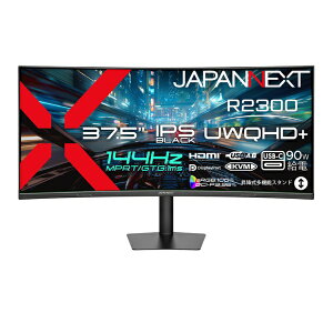 JAPANNEXT�b�W���p���l�N�X�g USB-C�ڑ� �Q�[�~���O���j�^�[ JN-iBC375G144UQP-HSC9 [37.5�^ /UWQHD+(3840×1600�j /���C�h /�Ȗʌ^ /144Hz]