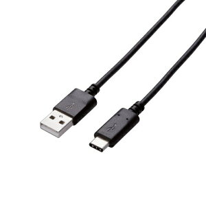 ELECOM�b�G���R�� USB-A �� USB-C�P�[�u�� [�[�d /�]�� /2.0m /USB2.0] Chromebook�Ή��F�� �u���b�N U2C-AC20NBK [USB-A �� USB-C]�yrb_ cable_cpn�z