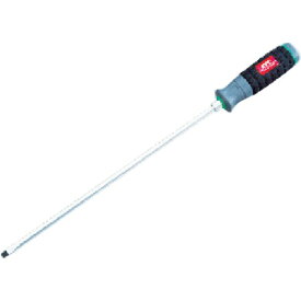 京都機械工具｜KYOTO TOOL 樹脂柄ドライバロング軸　マイナス貫通タイプ5mm　D1M2530