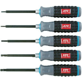 KTC 樹脂柄ボールポイントヘキサゴンドライバセット［5本組］　TD1HBP5