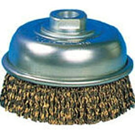 トラスコ中山｜TRUSCO NAKAYAMA カップブラシ　φ120　真鍮メッキ　線径0．38　GCB125