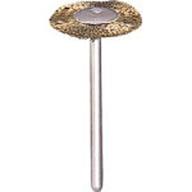 トラスコ中山｜TRUSCO NAKAYAMA 平型ブラシ　真鍮　線0．1×外径φ20×軸φ3　203H3