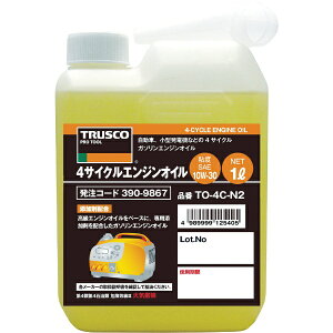 �g���X�R���R�bTRUSCO NAKAYAMA 4�T�C�N���G���W���I�C��1L�@�S�x10W-30�@TO4CN2