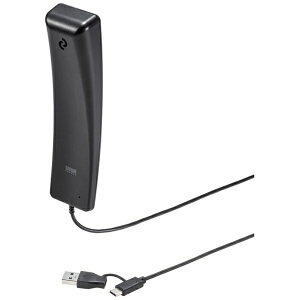 �T�����T�v���C�bSANWA SUPPLY �w�b�h�Z�b�g(�n���h�Z�b�g�^�C�v) (Chrome/Mac/Windows11�Ή�) �u���b�N MM-HSTC08BK [USB-C�{USB-A /�Ў�]