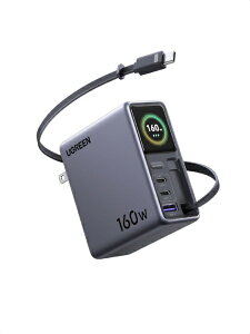 �y2026�N09��18�������z UGREEN�b���[�O���[�� UGREEN Nexode 160W ����莮�}���[�d�� 3C1A 95127B [USB-C×3 /USB-A×1 /4�|�[�g]