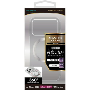 MS�\�����[�V�����Y�bMS Solutions iPhone 18 Pro Max�uMASTER CLEAR mag swing�v�N���A+�V���o�[ LN-IL26MCMSSV [�w�ʃP�[�X /Magsafe�Ή�]