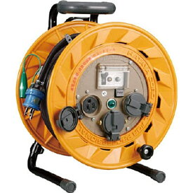 ハタヤリミテッド｜HATAYA 単相100V型ブレーカーリール　20m　アース付　とび出しプラグ付　BR201KX