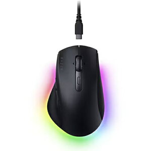 RAZER�b���C�U�[ �Q�[�~���O�}�E�X Pro Click V2 �u���b�N RZ01-03900100-R3M1 [���w�� /�L���^����(���C�����X) /9�{�^�� /Bluetooth�EUSB]