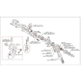 キトー｜KITO LB008用　L5形フックラッチ組　L5BA00810712