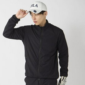 フィラゴルフ｜FILA GOLF メンズ ストレッチタフタブルゾン ブラック 786219 [メンズ /Mサイズ]【返品交換不可】